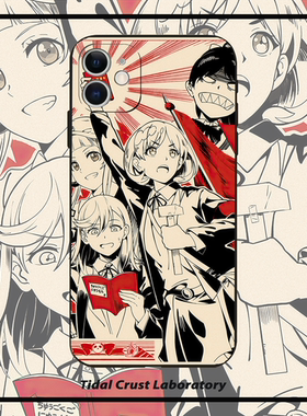 黑色液态硅胶卡通漫画全包手机壳适用苹果17nova14华为p70mate70小米15opporeno14vivo30荣耀300iPhone15