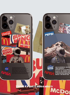 宇航员透明情侣手机壳适用苹果15nova10华为p50E/mate60小米13opporeno9vivo荣耀80iPhone14