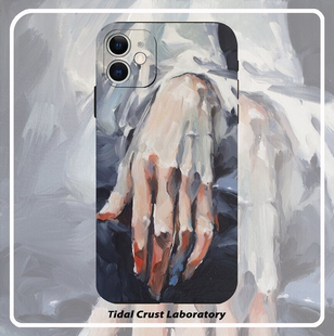 液态硅胶意象画艺术冷淡网红全包手机壳适用苹果17nova14华为p70mate70小米15opporeno14vivo荣耀300iPhone15