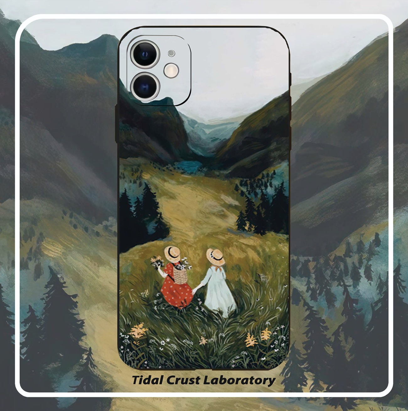 黑色液态硅胶油画可爱女孩全包手机壳适用苹果17nova14华为p70mate70小米15opporeno14vivo30荣耀300iPhone15,3C数码配件,手机保护套/壳,淘宝优惠券,粉丝福利购,淘宝优惠卷