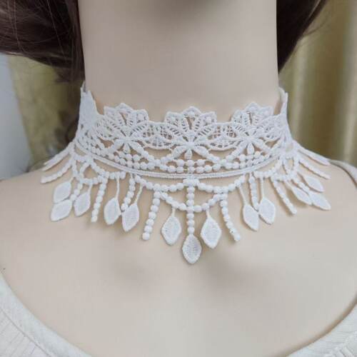 围脖护颈女士假领子新款蕾丝颈圈遮疤遮颈纹项圈锁骨花边领圈配饰