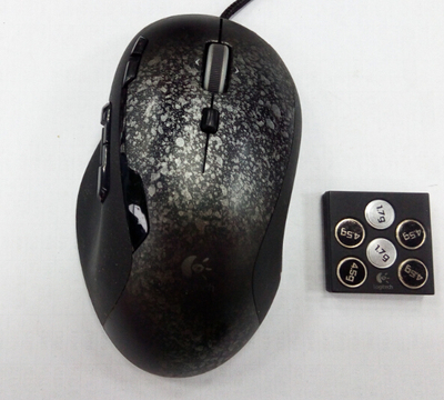 logitech二手激光有线游戏鼠标