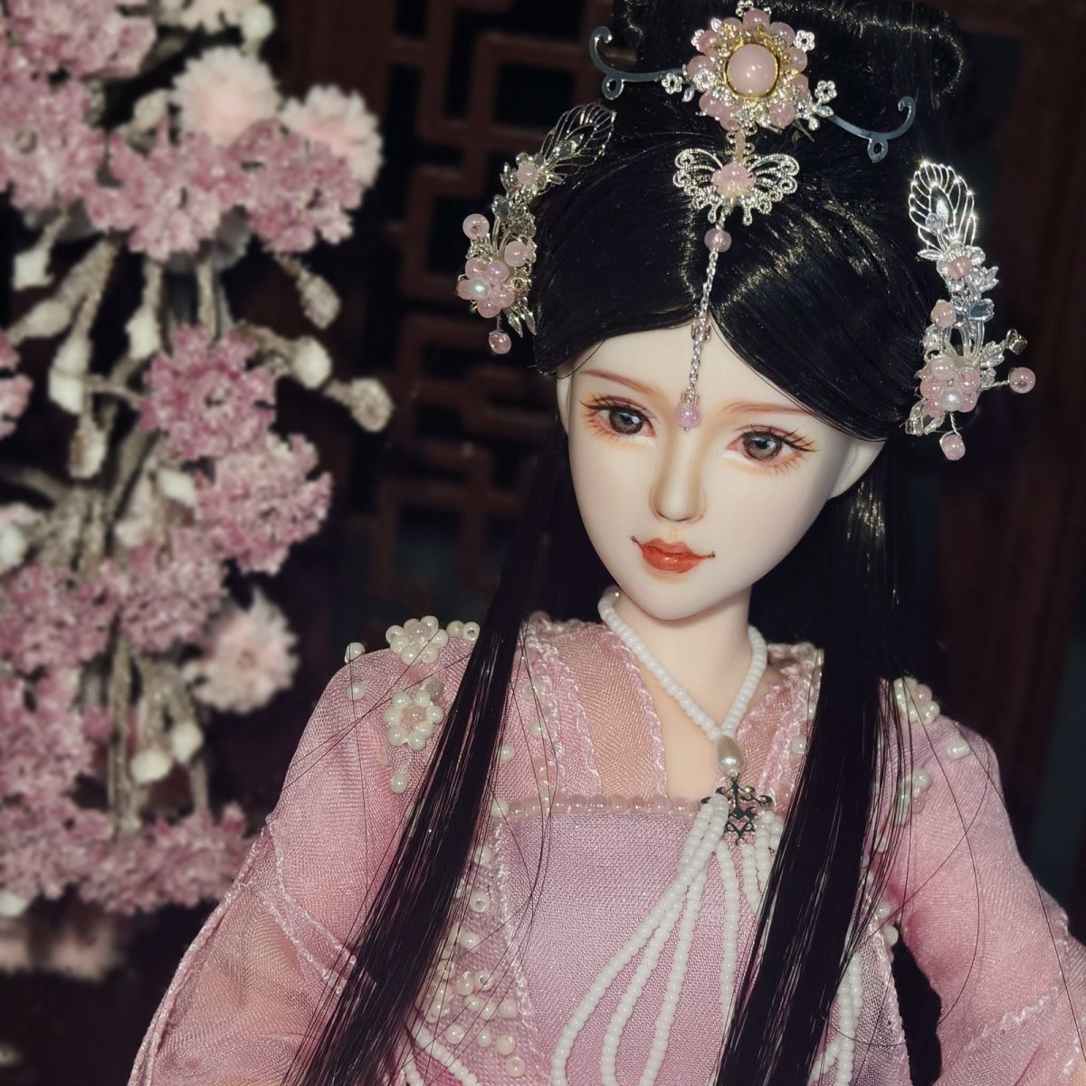 Ob27可儿心怡芭比bjd6分娃娃头饰