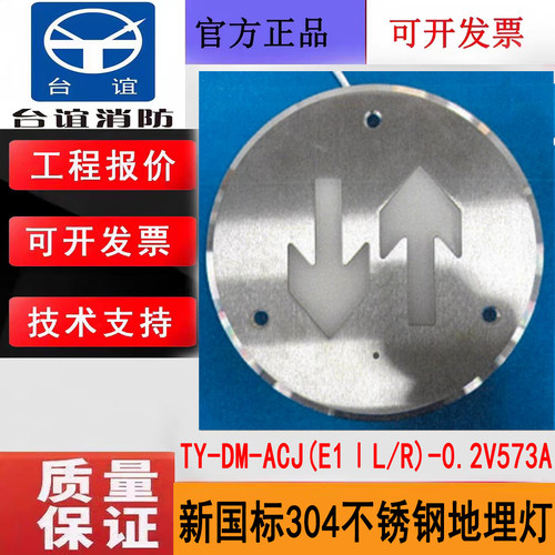 浙江台谊新国标不锈钢地埋灯 TY-DM-ACJ(E1ⅠL/R)-0.2V573A双向正