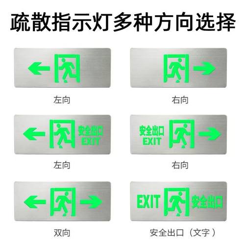 北大青鸟疏散安全出口指示牌灯具
