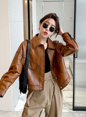 今年流行特惠真皮皮衣2025海宁新款短款女真皮绵羊皮韩版潮流百搭