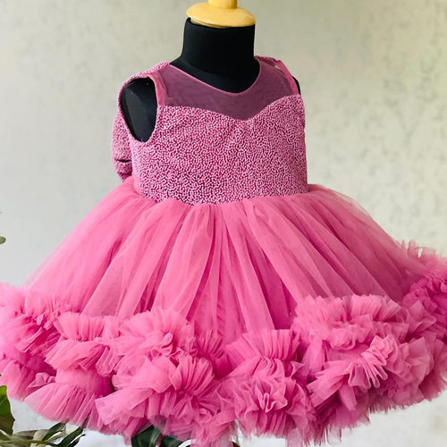 儿童公主裙欧美蓬蓬裙纱裙周岁水钻跨境女童礼服Children's dress
