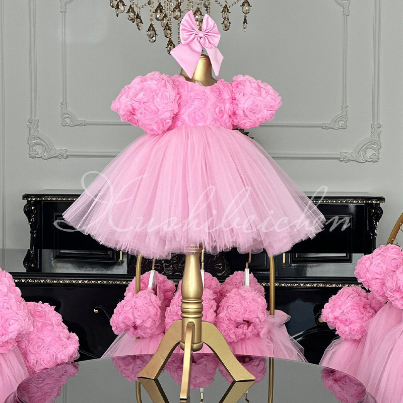 2026新款女童演出服钢琴演奏儿童礼服婚纱蓬蓬裙女孩长款花童,童装/婴儿装/亲子装,儿童礼服,淘宝优惠券,粉丝福利购,淘宝优惠卷