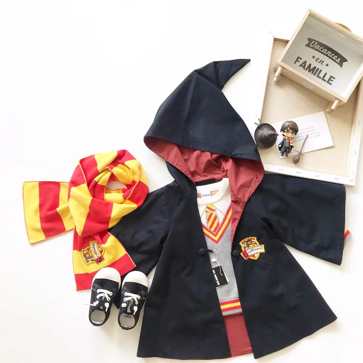 万圣节儿童哈利波特儿童cosplay服沃格霍兹魔法袍男女同款毛衣