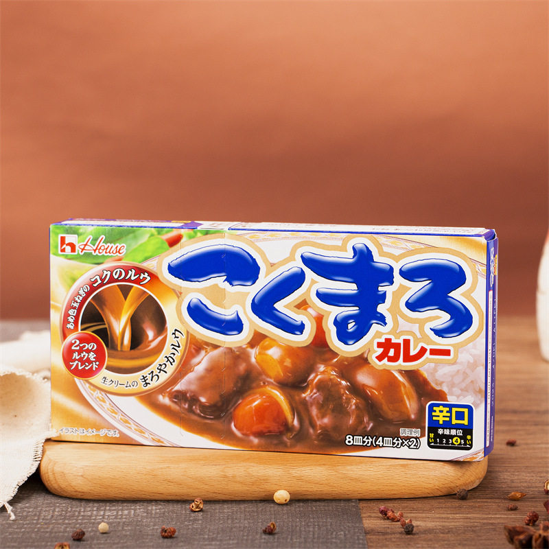 日本进口好侍浓厚咖喱块微辣味咖喱鸡肉饭甜味咖喱牛肉料理酱料