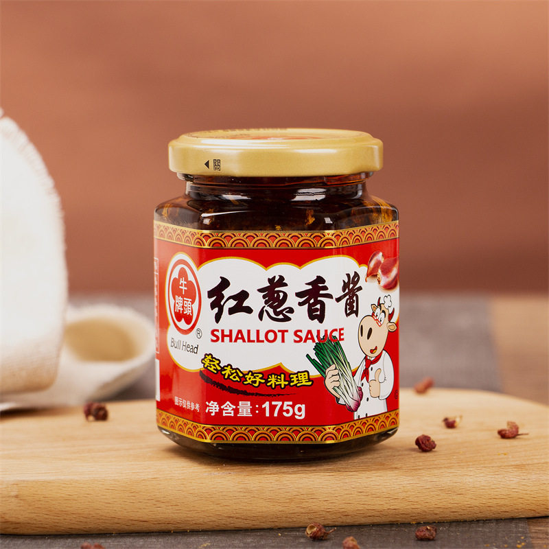 台湾牛头牌红葱香酱175g火锅拌面炒菜拌饭酱家用卤肉下饭香葱酱
