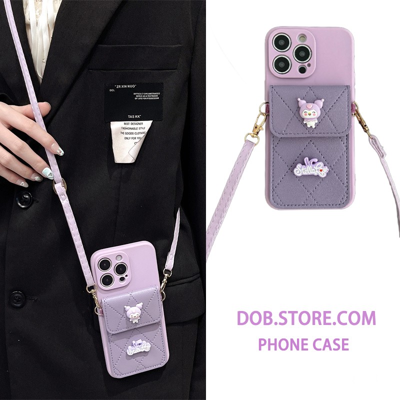 vivo硅胶软壳库洛米插卡包斜挎