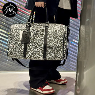 Nike耐克 Jordan男女爆裂纹运动健身斜跨单肩手提旅行李包 HV2848