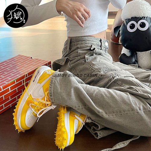 NikeOW联名男女高帮空军休闲板鞋