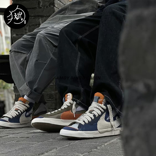 NikeBlazerMid77玩偶贫瘠板鞋