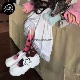 Nike耐克Air Rift女子玛丽珍纯白毛绒分趾猪蹄休闲凉鞋IM6693-111