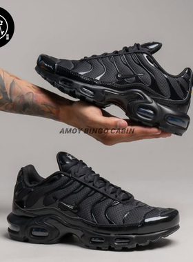 Nike耐克Air Max Plus女子纯黑气垫复古运动休闲跑步鞋FB8479-001