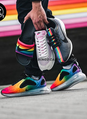 NikeAirMax720男女彩虹跑步鞋