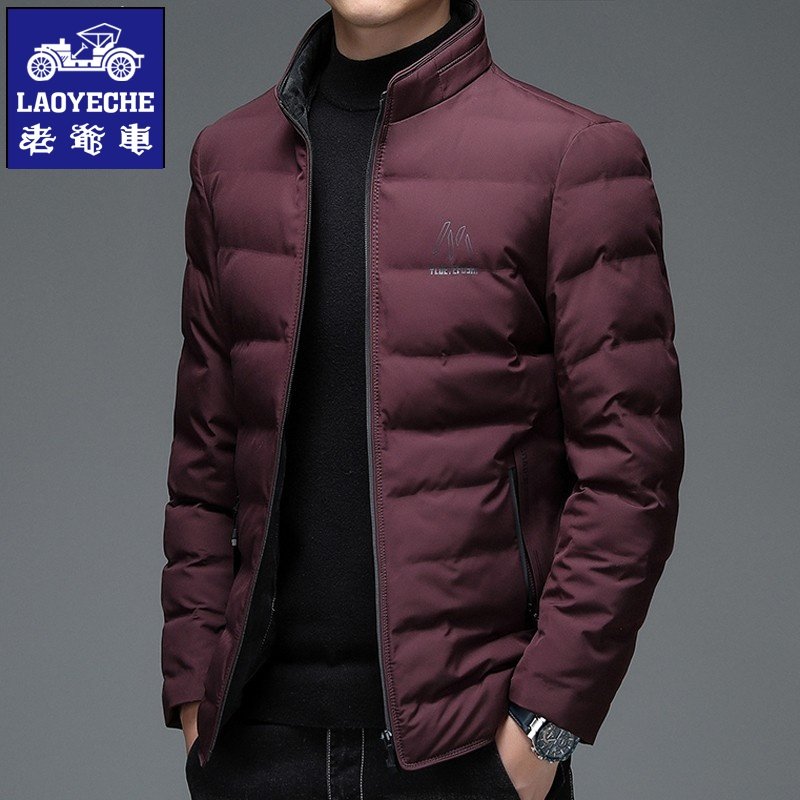 老爷车冬季短款羽绒服男款白鸭绒轻薄商务休闲男士保暖加厚外套,男装,羽绒服,淘宝优惠券,粉丝福利购,淘宝优惠卷
