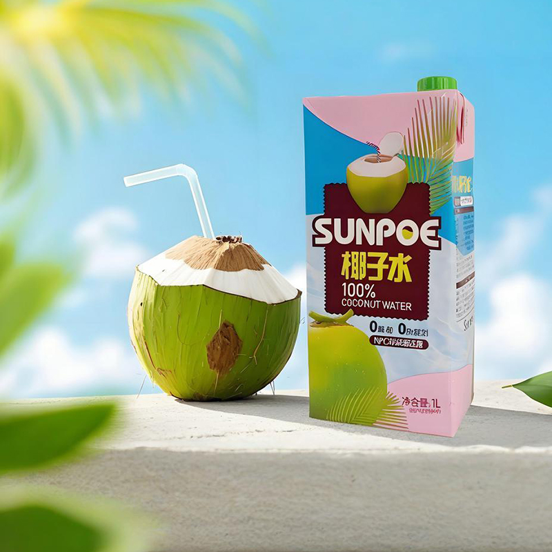 买3送1太阳宝100%非浓缩椰子水