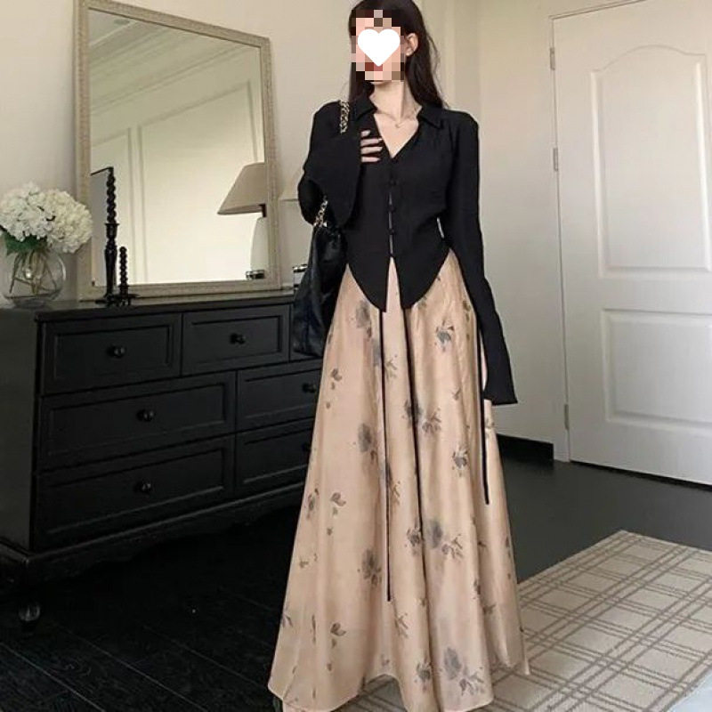 新中式女装国风新款高级感中式穿搭防晒上衣+宽松显瘦印花裙裤,女装/女士精品,时尚套装,淘宝优惠券,粉丝福利购,淘宝优惠卷