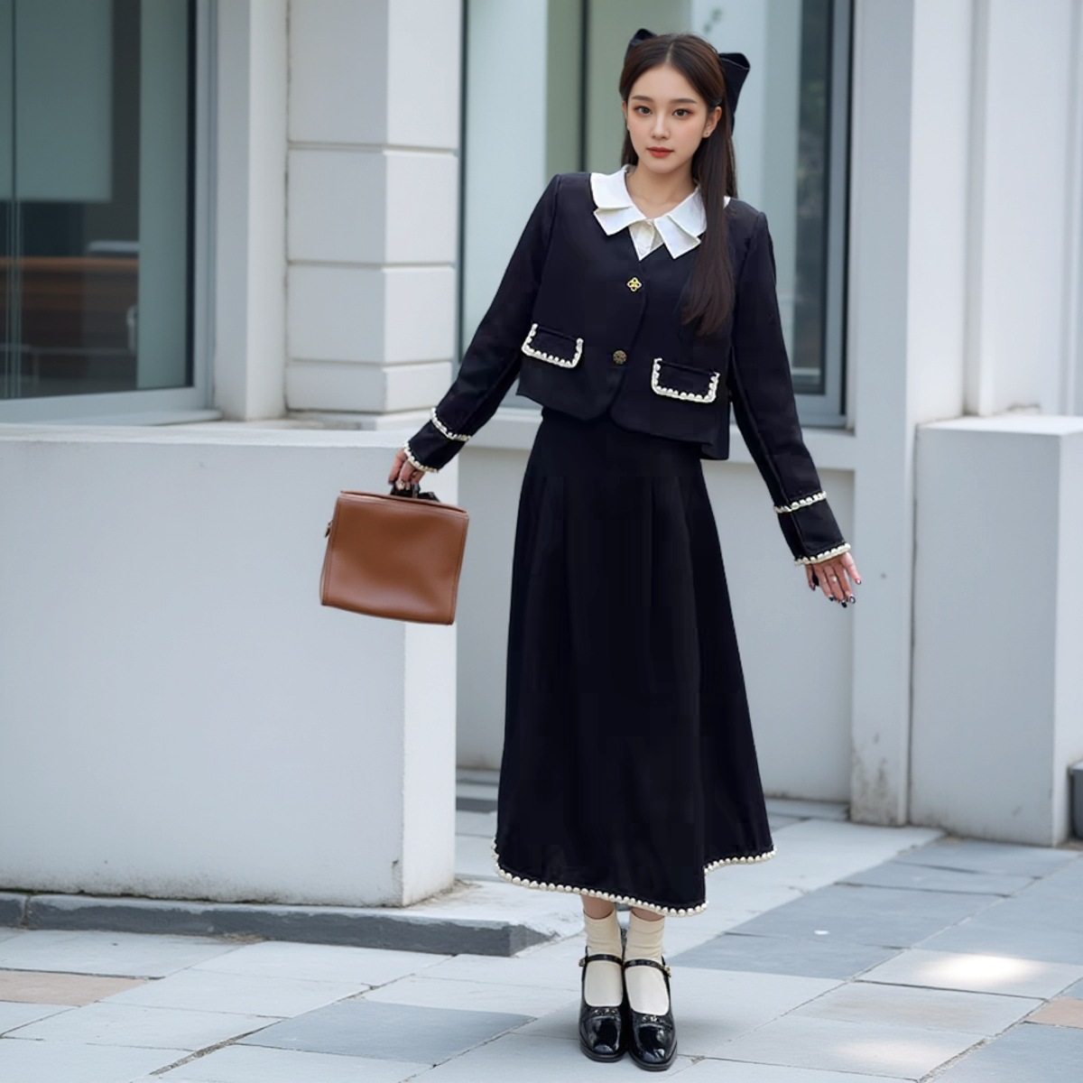 120-350斤大码女装胖妹妹小香风上衣外套+半身裙两件套2024春新款,女装/女士精品,时尚套装,淘宝优惠券,粉丝福利购,淘宝优惠卷