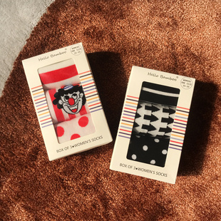 海军风柔软透气吸汗女袜礼盒 贴心礼物 3双组竹纤维无骨短袜子