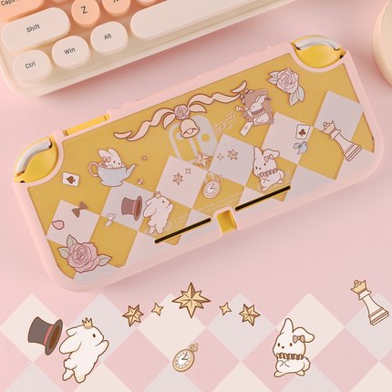 原创任天堂SwitchLite硅胶保护套可爱爱丽丝兔NSLite掌机软壳外壳