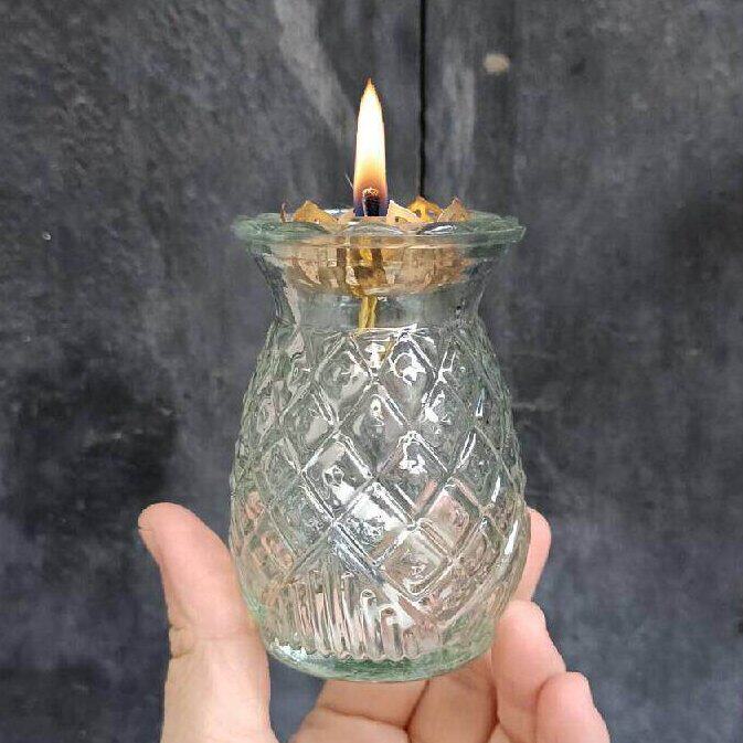 特价菠萝油灯自制油灯酥油灯供灯烛台