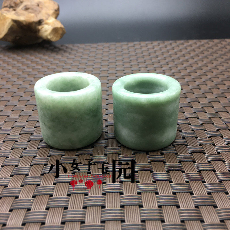 贵州翠飘花玉扳指男款戒指古风古装拍摄玉环戒环玉手饰玉指环