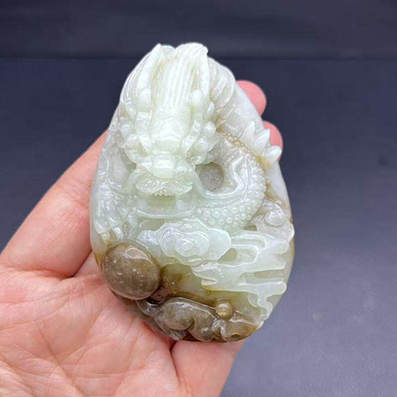 望子成龙把件天然玉石摆件