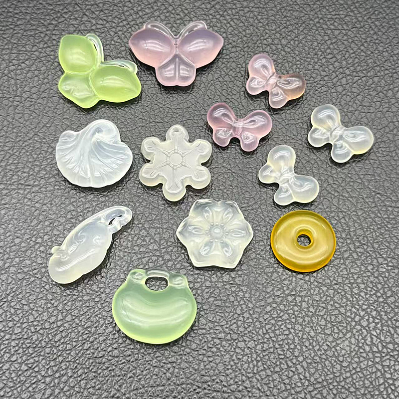 玛瑙玉髓蝴蝶吊坠挂件diy挂饰