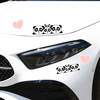 长条动物遮挡划痕车贴