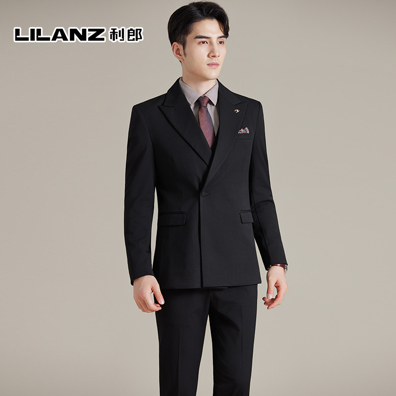 利郎2026春秋季新款西服套装男士商务正装新郎结婚服面试职业西装