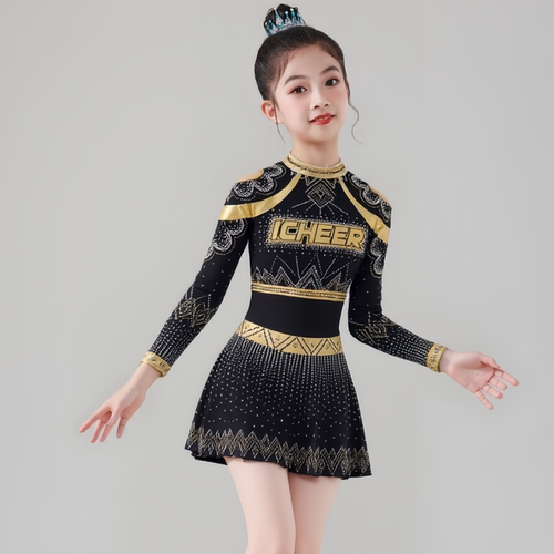 儿童啦啦队服男款拉拉操训练服装拉拉队比赛定制啦啦操比赛服装
