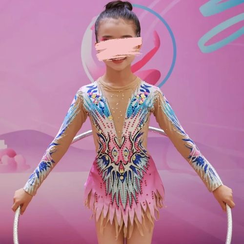 新款艺术体操服儿童女艺考比赛幼儿啦啦队比赛演出服竞技健美操服
