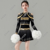 舞蹈服运动会套装 啦啦操比赛服装 定制啦啦队演出服竞技健美操服装