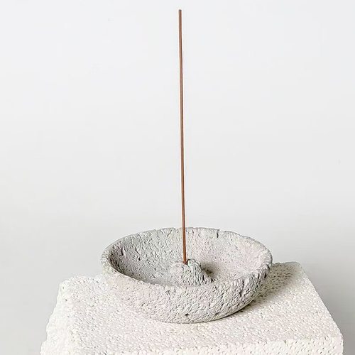 北欧简约水泥香插香座香薰香炉香托香盘香插香座香盘香插香座