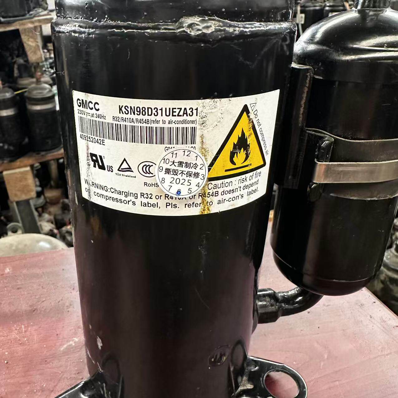 KSN98D31UEZA31美的变频空调通用压缩机R32冷媒原装下线机直流