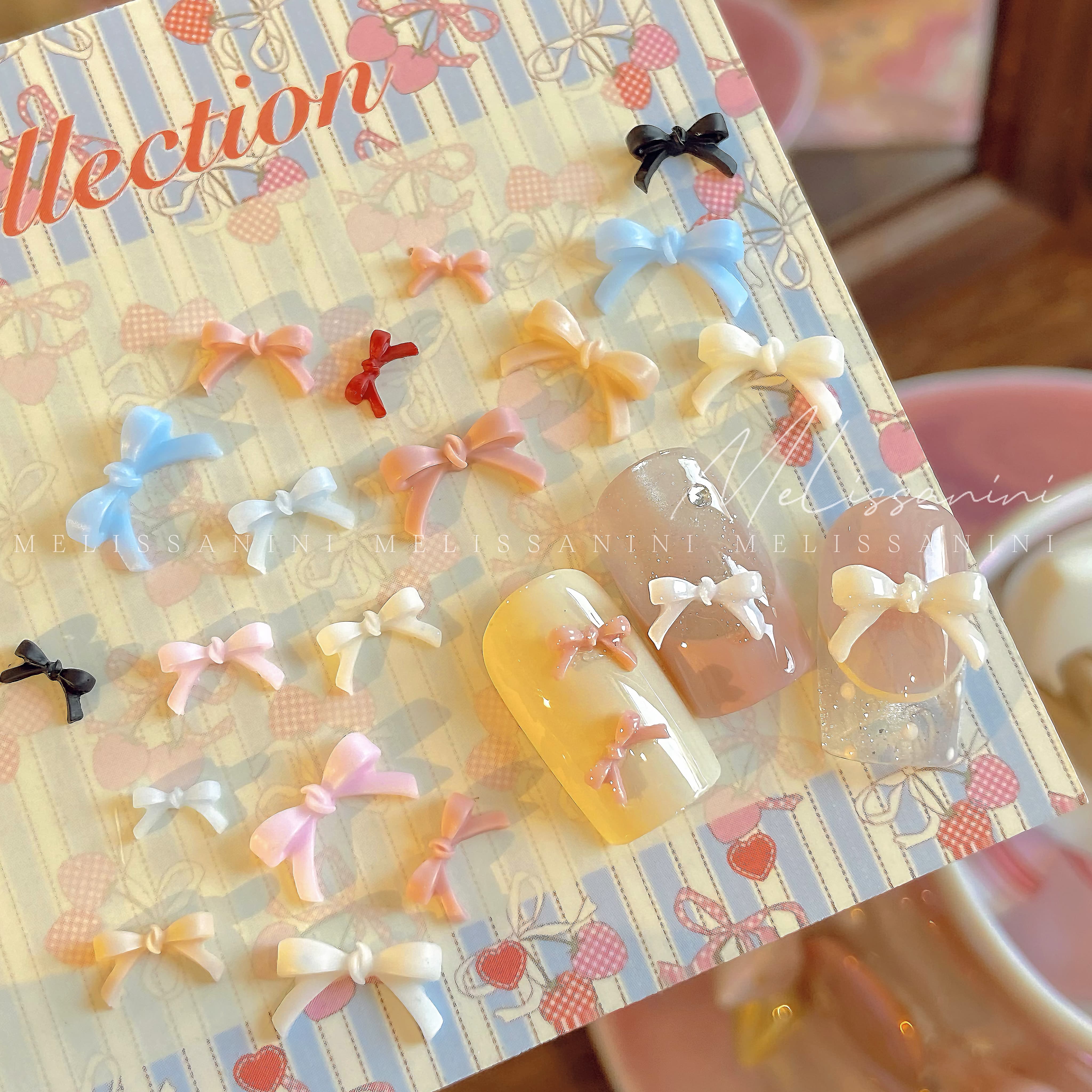 美甲饰品蛋糕公主蝴蝶结