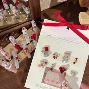 MELISSANINI&Kusa Collection联名款【红色新年小熊美甲素材包】