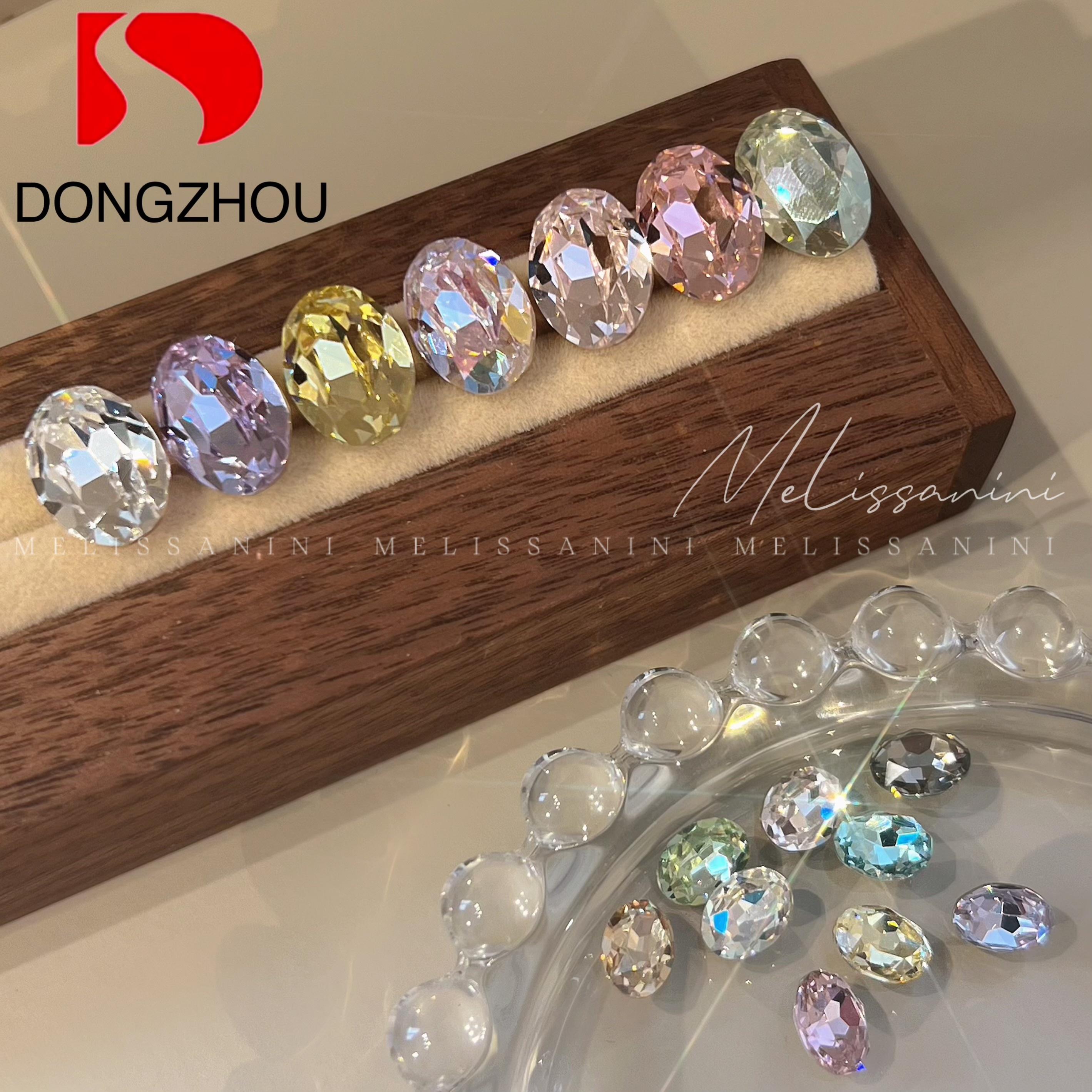 美甲钻饰东洲10*14鸽子蛋美甲钻