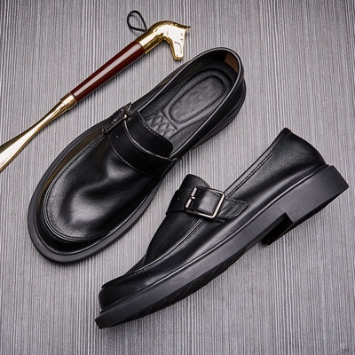 DJF帕达索 新款男士软底皮鞋休闲百搭系带商务平底潮鞋 PB210710