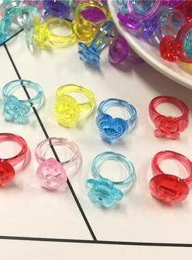 戒指宝石DIY亚克力宝石礼物