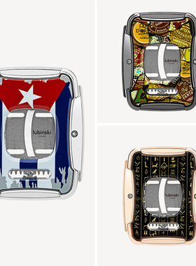 LUBINSKI鲁宾斯基大号雪茄剪刀 双刃同步 送皮套
