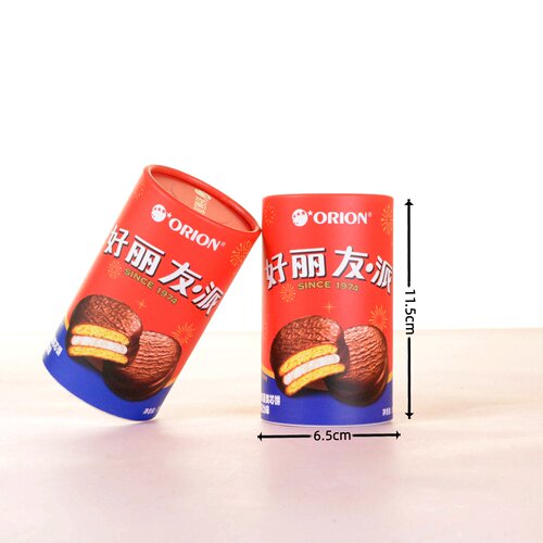 好丽友巧克力味派结婚生日过寿伴手礼喜宴喜饼搭配糕点筒装28g