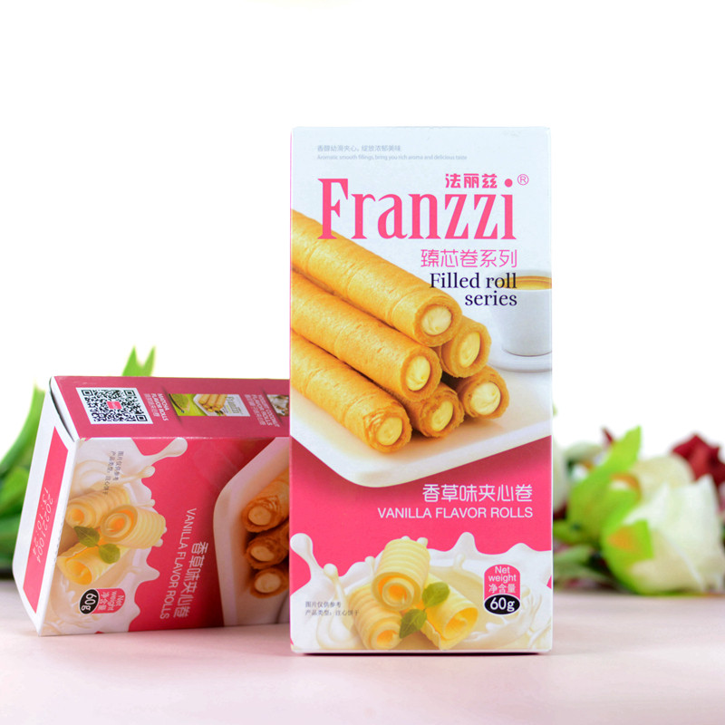法丽兹香草味夹心卷60g/3枚装