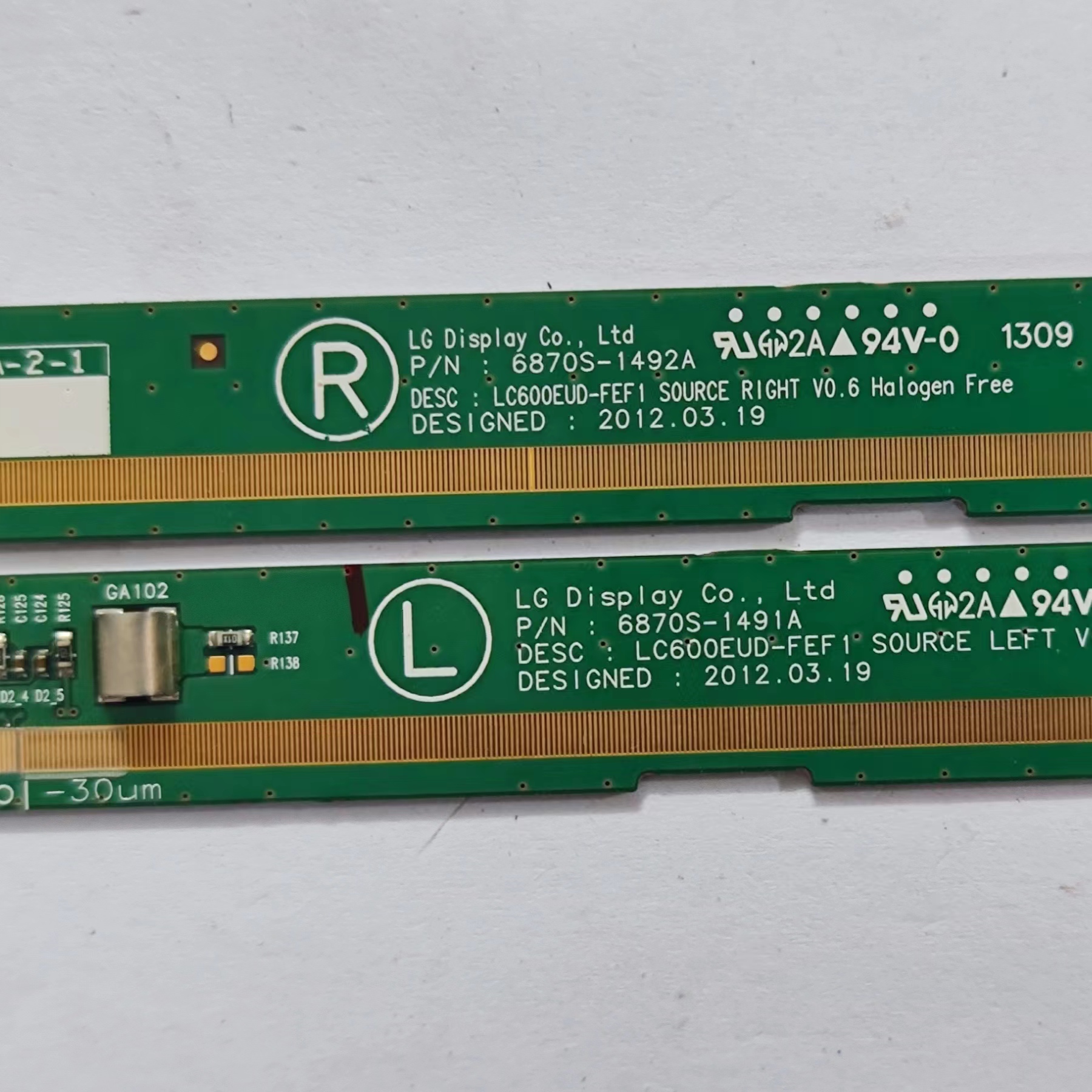 LG边板6870S-1491A/6870S-1492A