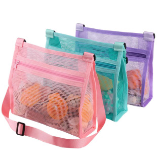 3pcs Mesh Beach Bag for Shells Collecting Shell Bags  Beach