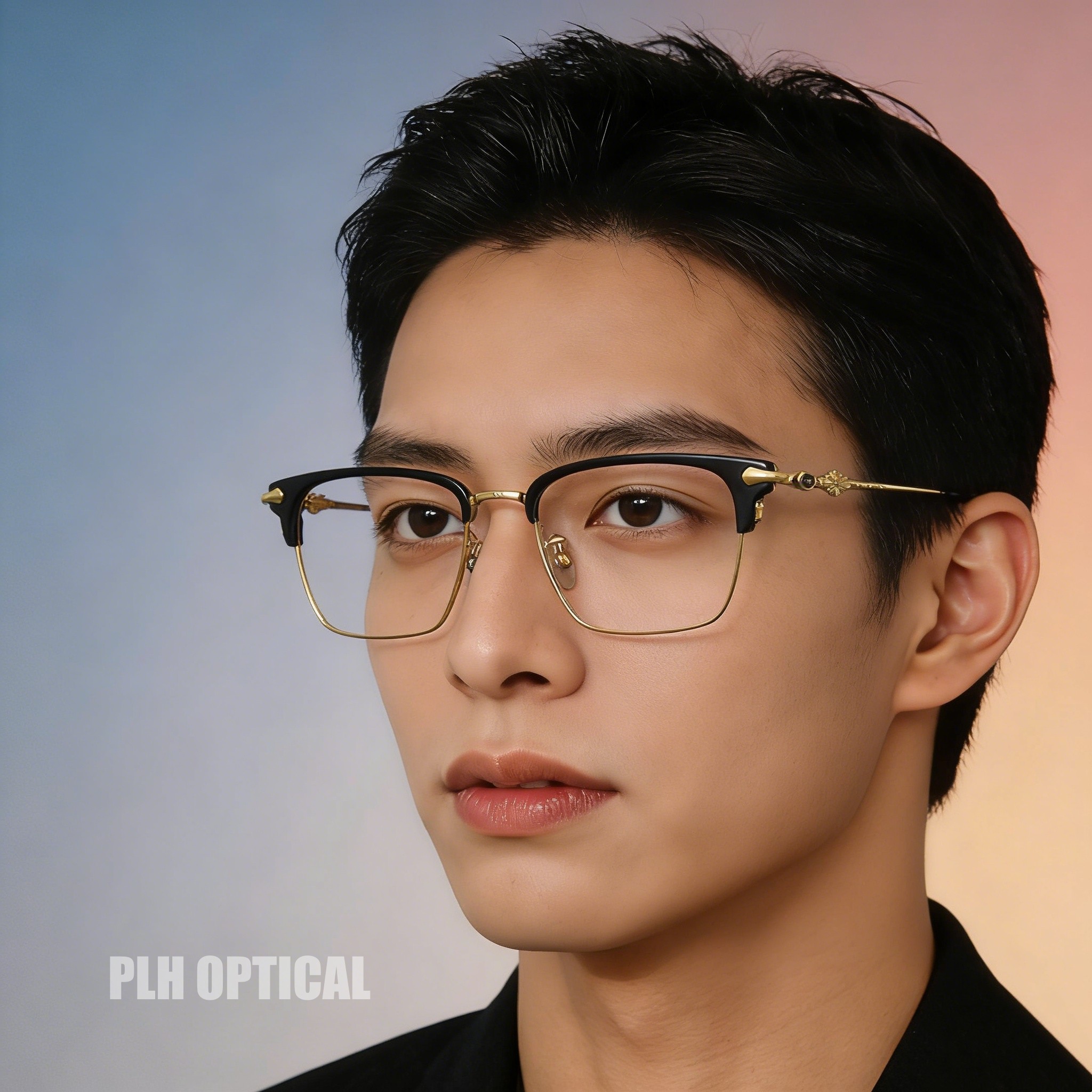 纯钛板材眼镜框高度数同款商务斯文眉毛眼镜架男可配近视百搭超轻,ZIPPO/瑞士军刀/眼镜,眼镜架,淘宝优惠券,粉丝福利购,淘宝优惠卷